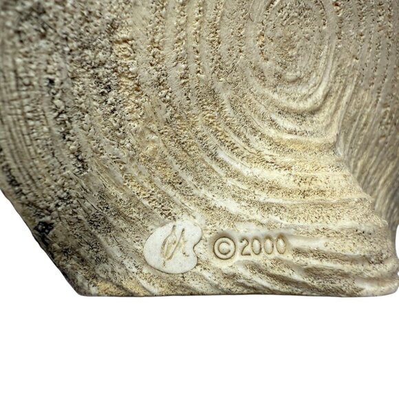 Vtg Wildlife Figurine Display Prop Barley Bear Grizzly Log Ceramic Cabin Rustic - Picture 6 of 11